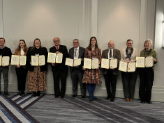 2024 AIA award winners who accepted in person